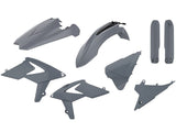 Kit de Plásticos POLISPORT BETA RR 125/200/250/300 2T 19, RR 350/390/430/480 4T 19 Cinzento