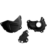 Protecção de Tampa de Embraiagem, Ignição e Bomba de Água POLISPORT YAMAHA YZ 450 F 15-17