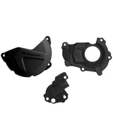 Protecção de Tampa de Embraiagem, Ignição e Bomba de Água POLISPORT YAMAHA YZ 450 F 18-22, WR 450 F 19-23