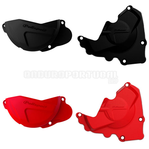 Protecção de Tampa de Embraiagem e Ignição POLISPORT HONDA CRF 250 R 13-17