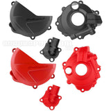 Protecção de Tampa de Embraiagem, Ignição e Bomba de Água POLISPORT HONDA CRF 250 R 18-25, CRF 250 RX 19-25