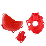 Protecção de Tampa de Embraiagem, Ignição e Bomba de Água POLISPORT HONDA CRF 250 R 18-25, CRF 250 RX 19-25