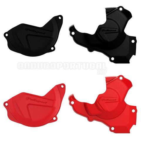Protecção de Tampa de Embraiagem e Ignição POLISPORT HONDA CRF 450 R 10-16