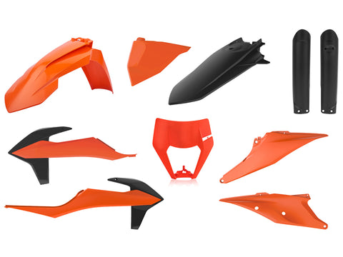 Kit de Plásticos POLISPORT FULL KIT KTM EXC 150/250/300 20-23, EXC-F 250/350/450/500 20-23 OEM 20