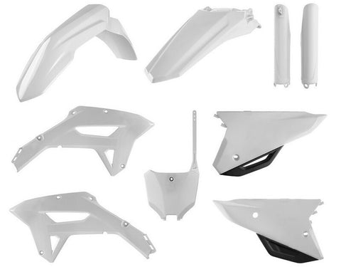 Kit de Plásticos POLISPORT FULL KIT HONDA CRF 250RX 22-24, CRF 450RX 21-24 Branco