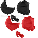 Protecção de Tampa de Embraiagem, Ignição e Bomba de Água POLISPORT BETA RR 250/300 2T 16-17