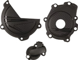 Protecção de Tampa de Embraiagem, Ignição e Bomba de Água POLISPORT HUSQVARNA FC 450 23-24 Preto