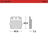 Pastilhas Travão Trás MOTO-MASTER OFFROAD SINTERPRO RACING YAMAHA YZ 65 18-25