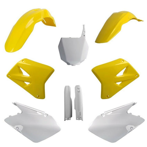 Kit de Plásticos POLISPORT FULL KIT SUZUKI RM 125/250 01-06 Cor Original
