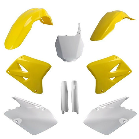 Kit de Plásticos POLISPORT FULL KIT SUZUKI RM 125/250 07-08 Cor Original