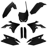 Kit de Plásticos POLISPORT FULL KIT SUZUKI RMZ 250 19-26, RMZ 450 18-26 Preto