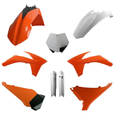 Kit de Plásticos POLISPORT FULL KIT KTM SX 125/150/250 12, SX-F 250/350/450 11-12 Cor Original