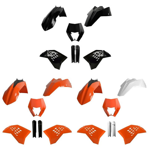Kit de Plásticos POLISPORT FULL KIT KTM EXC 125/200/250/300 08-11, EXC-F 250/350/450/500 08-11