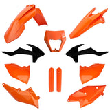 Kit de Plásticos POLISPORT FULL KIT KTM EXC/EXC-F 17-19 OEM 17