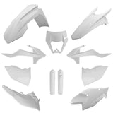 Kit de Plásticos POLISPORT FULL KIT KTM EXC/EXC-F 17-19 Branco