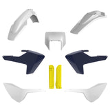 Kit de Plásticos POLISPORT FULL KIT HUSQVARNA TE 150/250/300 17-19, FE 250/350/450/501 17-19 Cor Original 17-18