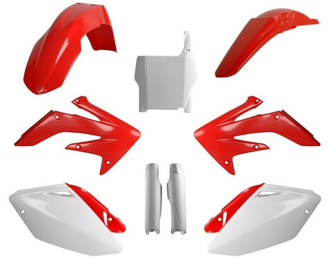 Kit de Plásticos POLISPORT FULL KIT HONDA CRF 250R 04-05 Cor Original