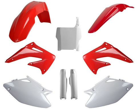Kit de Plásticos POLISPORT FULL KIT HONDA CRF 450R 04 Cor Original