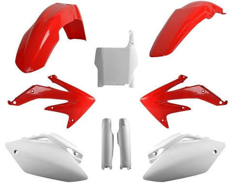 Kit de Plásticos POLISPORT FULL KIT HONDA CRF 450R 05-06 Cor Original