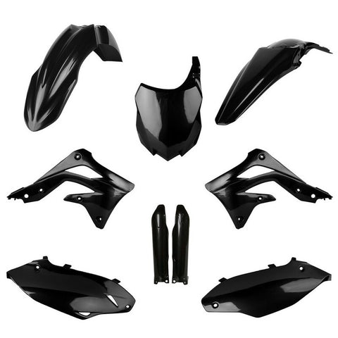 Kit de Plásticos POLISPORT FULL KIT KAWASAKI KX 450F 13-15 Preto