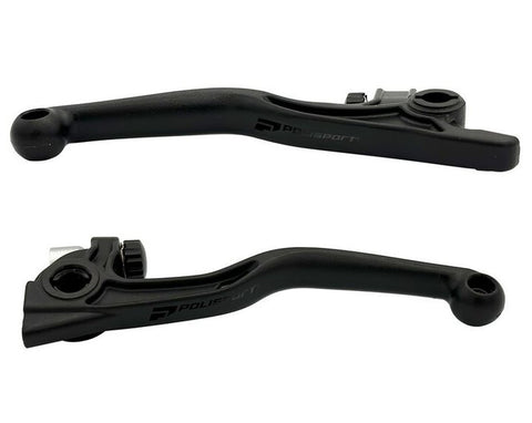 Par Manetes Inquebráveis POLISPORT APT GAS GAS MC 125 21-23, MC 250 22-23, MC 250F/350F/450F 21-23 Preto (BREMBO)