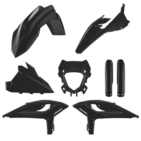 Kit de Plásticos POLISPORT FULL KIT BETA RR X-PRO 2T/4T 25 Preto
