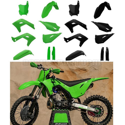 Kit de Plásticos POLISPORT RESTYLING KAWASAKI KX 125/250 03-08 Look 2026