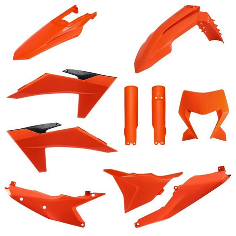 Kit de Plásticos POLISPORT FULL KIT KTM EXC 150/250/300 24-25 Laranja