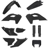 Kit de Plásticos POLISPORT FULL KIT HUSQVARNA TE 125/150/250/300, FE 250/350/450/501 24-25 Preto
