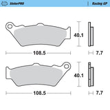 Pastilhas Travão Frente MOTO-MASTER SINTERPRO RACING GP HONDA NX 650 DOMINATOR 97-01