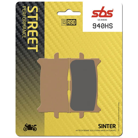 Pastilhas Travão Frente SBS SINTERED STREET HONDA CRF 1000L AFRICA TWIN 16-20, CRF 1100L AFRICA TWIN 20-24