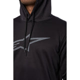 Sweat com capuz ALPINESTARS INCEPTION BLACK HOODIE
