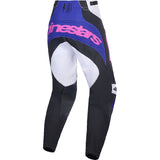 Conjunto ALPINESTARS TECHSTAR KNIF Preto/Cinza Claro/Roxo 6