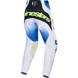 Conjunto ALPINESTARS TECHSTAR KNIF Azul/Preto/Amarelo Flúor 6