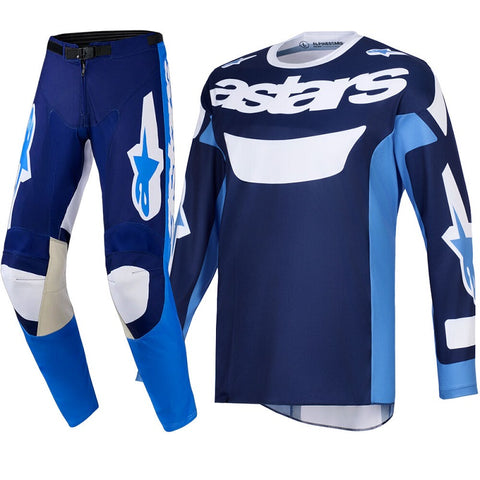 Conjunto ALPINESTARS RACER RIWAY Blue/White 2026 1