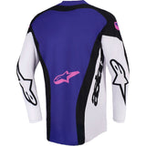 Conjunto ALPINESTARS TECHSTAR KNIF Preto/Cinza Claro/Roxo 4