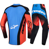 Conjunto ALPINESTARS TECHSTAR KNIF Laranja/Preto/Azul 2