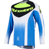 Conjunto ALPINESTARS TECHSTAR KNIF Azul/Preto/Amarelo Flúor 3