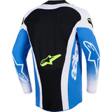 Conjunto ALPINESTARS TECHSTAR KNIF Azul/Preto/Amarelo Flúor 4