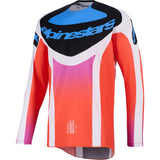 ALPINESTARS TECHSTAR KNIF Cinza Claro/Laranja Flúor/Preto 3