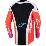 ALPINESTARS TECHSTAR KNIF Cinza Claro/Laranja Flúor/Preto 4