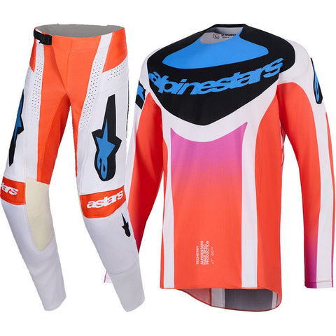 ALPINESTARS TECHSTAR KNIF Cinza Claro/Laranja Flúor/Preto 1