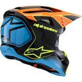 Capacete Infantil ALPINESTARS S-M3 FRAY Preto/Laranja/Azul 2025 4