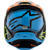 Capacete Infantil ALPINESTARS S-M3 FRAY Preto/Laranja/Azul 2025 5