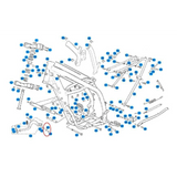 Casquilho Suporte Pedal de Travão Traseiro GAS GAS