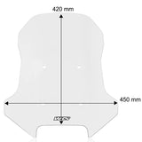 Pára-brisas WRS Caponord CF Moto 450 MT 24-26 Transparente 4