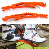 Pousa-pés para Passageiro CROSS PLUS KTM FREERIDE 250F 18-19, FREERIDE 250R 14-17, FREERIDE 350 12-17 Azul, Laranja ou Preto