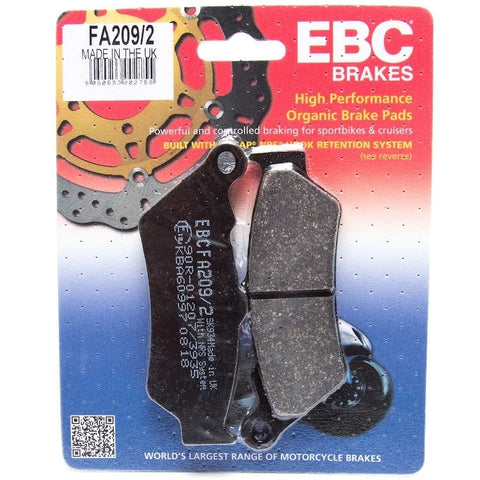 Pastilhas Travão Frente EBC FA209/2 1
