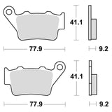 Pastilhas de Travão de Trás GALFER FD165G1396 22