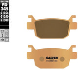 Pastilhas de Travão de Trás GALFER Sinterizadas BENELLI TRK 502 X FD345G1380
